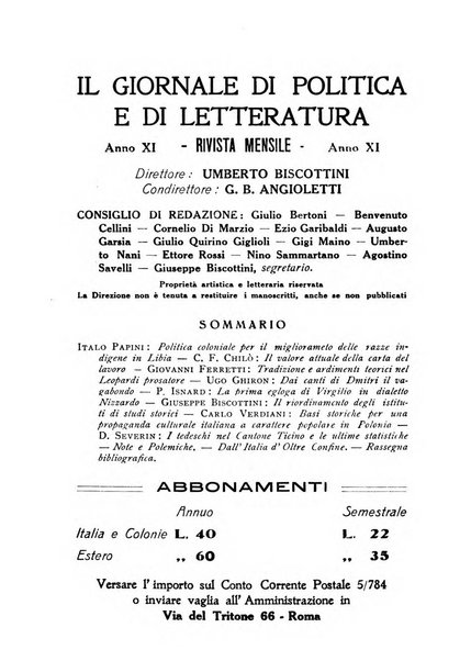 Il giornale di politica e di letteratura