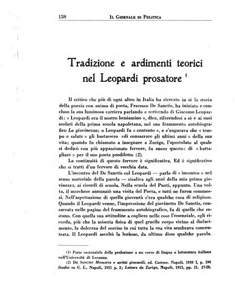 Il giornale di politica e di letteratura