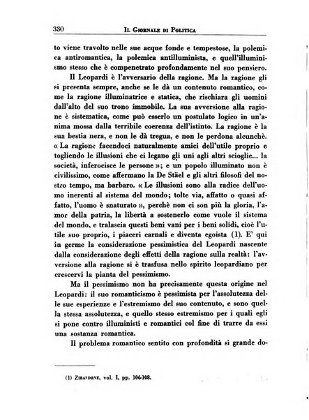 Il giornale di politica e di letteratura