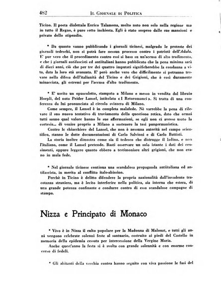 Il giornale di politica e di letteratura