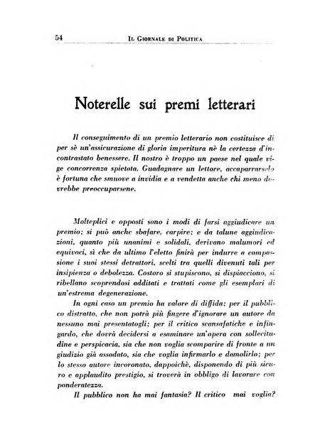 Il giornale di politica e di letteratura