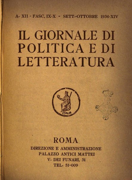 Il giornale di politica e di letteratura