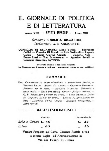 Il giornale di politica e di letteratura