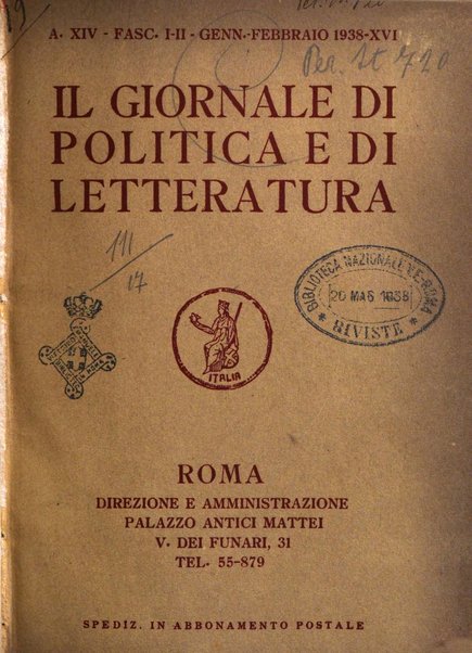 Il giornale di politica e di letteratura