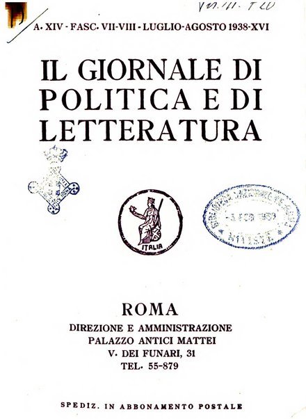 Il giornale di politica e di letteratura