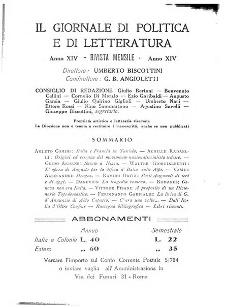 Il giornale di politica e di letteratura