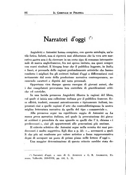 Il giornale di politica e di letteratura