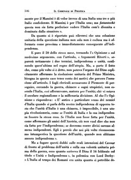 Il giornale di politica e di letteratura