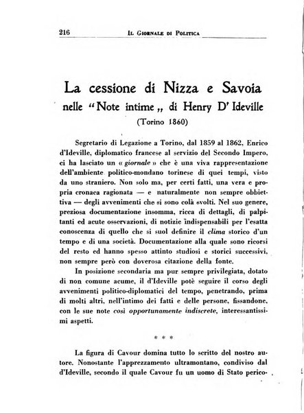 Il giornale di politica e di letteratura