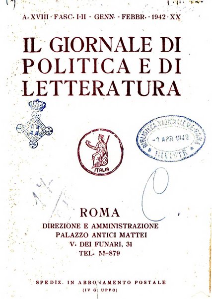 Il giornale di politica e di letteratura