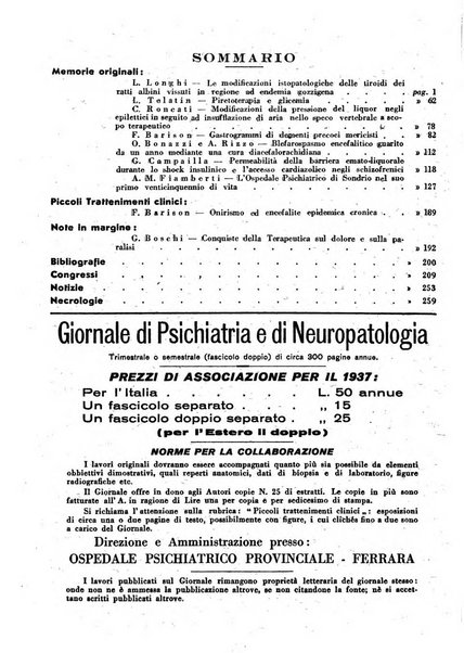 Giornale di psichiatria e di neuropatologia