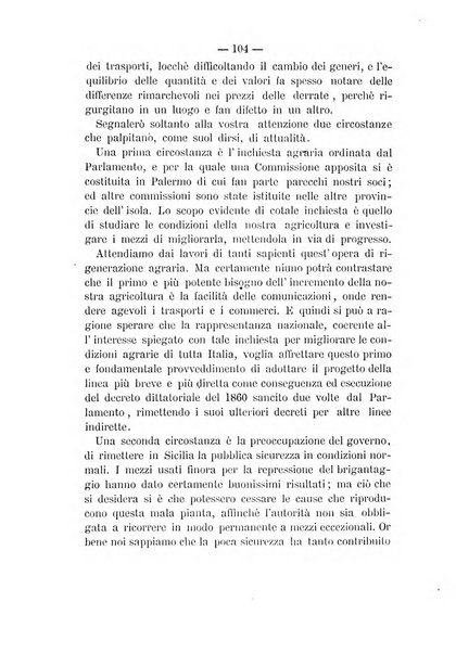 Giornale ed atti della Società siciliana di economia politica