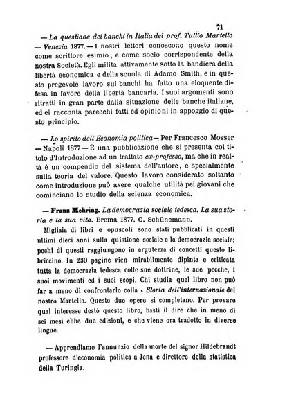 Giornale ed atti della Società siciliana di economia politica