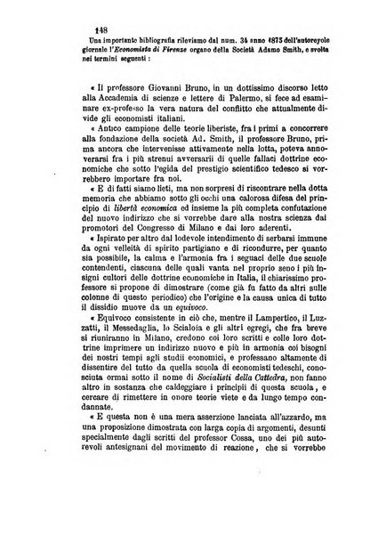 Giornale ed atti della Società siciliana di economia politica