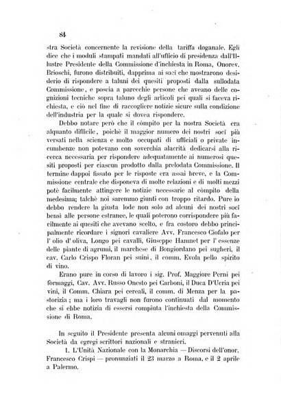 Giornale ed atti della Società siciliana di economia politica