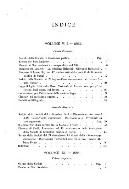 Giornale ed atti della Società siciliana di economia politica