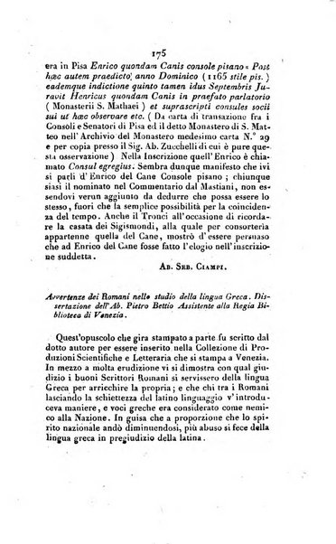 Giornale enciclopedico di Firenze