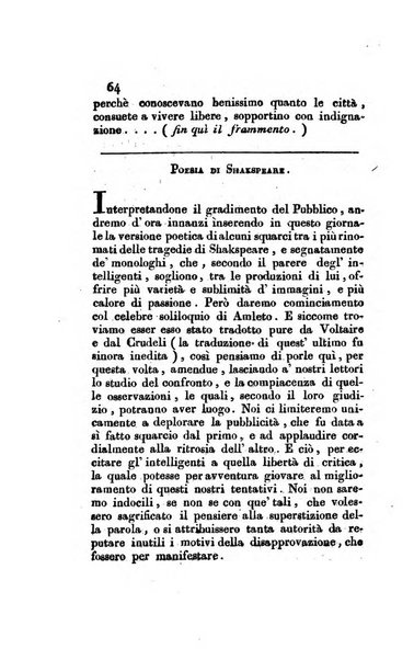 Giornale enciclopedico di Firenze