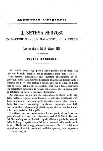 Giornale italiano delle malattie veneree e della pelle