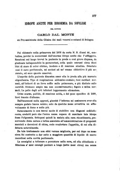 Giornale italiano delle malattie veneree e della pelle