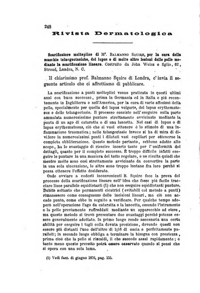 Giornale italiano delle malattie veneree e della pelle