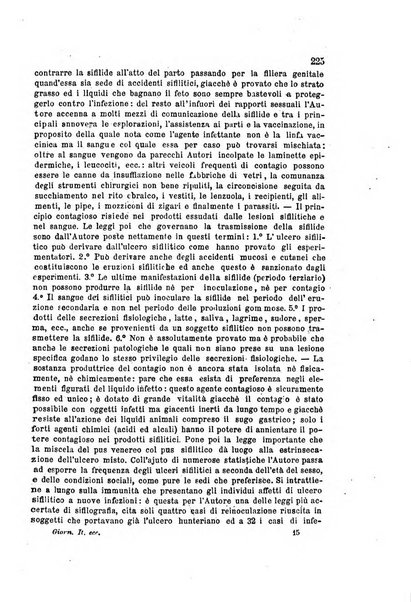 Giornale italiano delle malattie veneree e della pelle