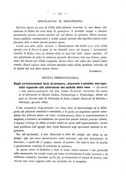 Giornale italiano delle malattie veneree e della pelle