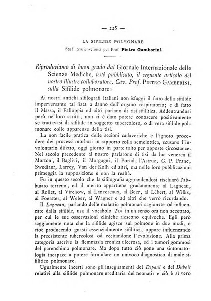 Giornale italiano delle malattie veneree e della pelle