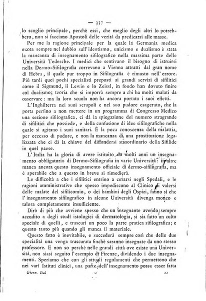 Giornale italiano delle malattie veneree e della pelle