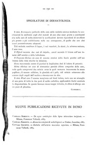 Giornale italiano delle malattie veneree e della pelle