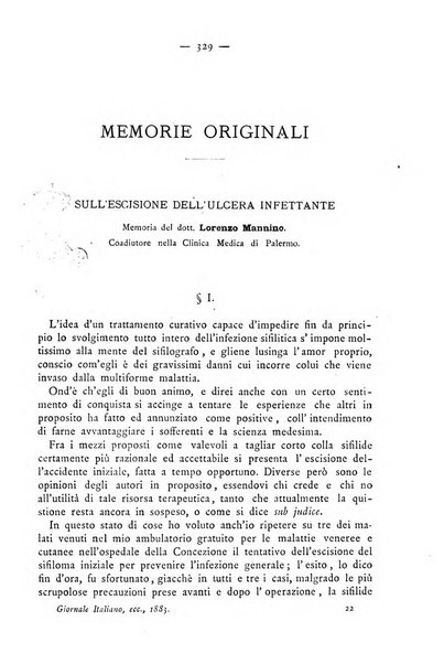 Giornale italiano delle malattie veneree e della pelle