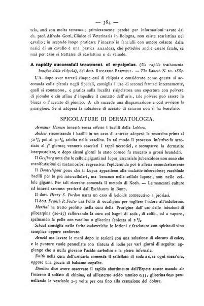 Giornale italiano delle malattie veneree e della pelle