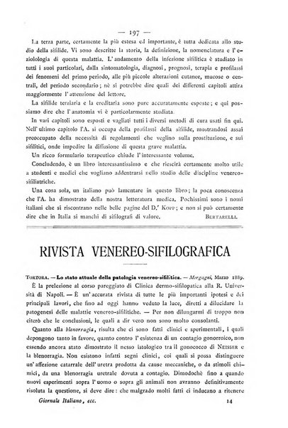 Giornale italiano delle malattie veneree e della pelle