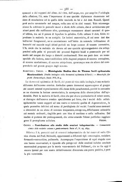 Giornale italiano delle malattie veneree e della pelle