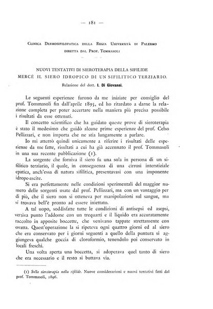 Giornale italiano delle malattie veneree e della pelle