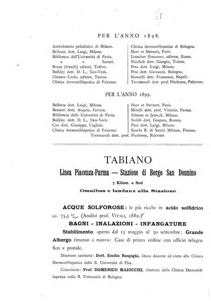 Giornale italiano delle malattie veneree e della pelle