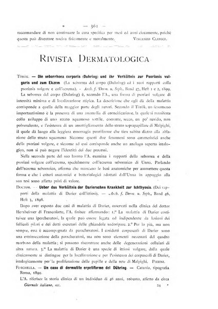 Giornale italiano delle malattie veneree e della pelle