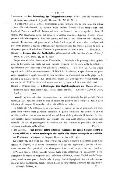 Giornale italiano delle malattie veneree e della pelle