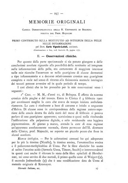 Giornale italiano delle malattie veneree e della pelle