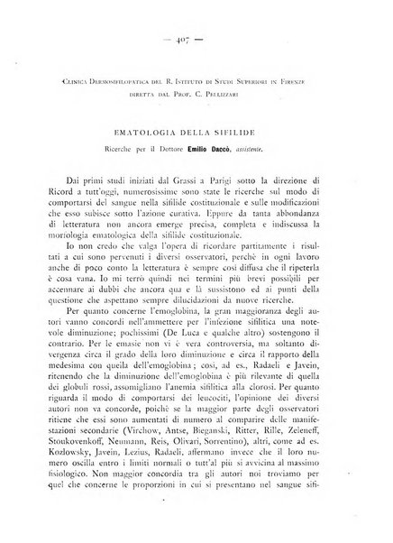 Giornale italiano delle malattie veneree e della pelle