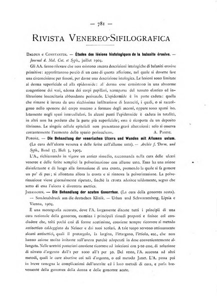 Giornale italiano delle malattie veneree e della pelle