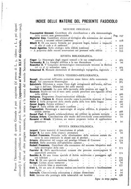 Giornale italiano delle malattie veneree e della pelle