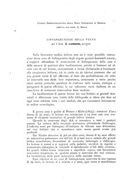 Giornale italiano delle malattie veneree e della pelle