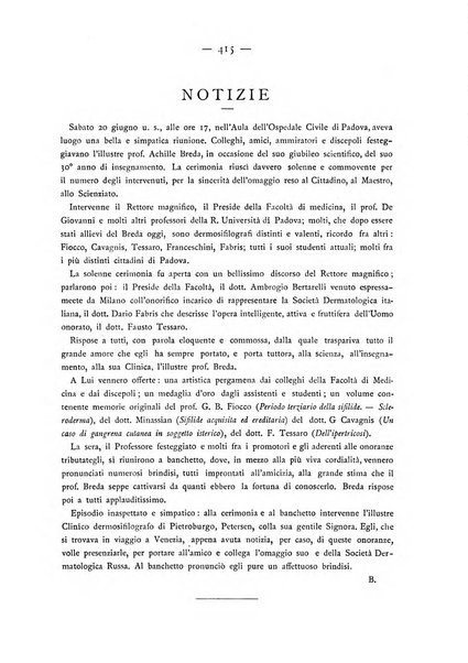 Giornale italiano delle malattie veneree e della pelle