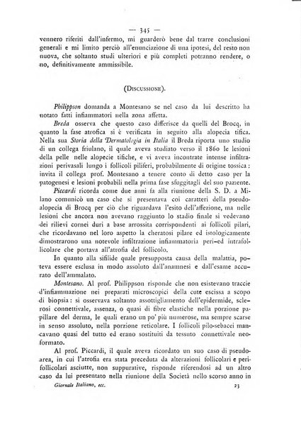 Giornale italiano delle malattie veneree e della pelle