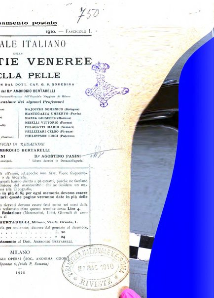 Giornale italiano delle malattie veneree e della pelle