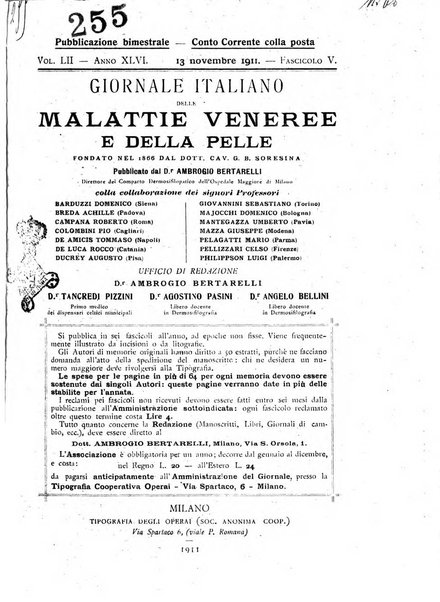 Giornale italiano delle malattie veneree e della pelle