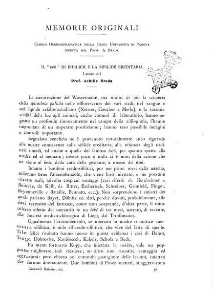 Giornale italiano delle malattie veneree e della pelle