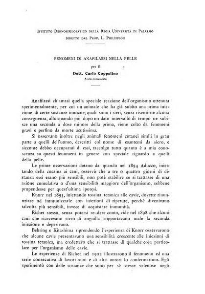 Giornale italiano delle malattie veneree e della pelle