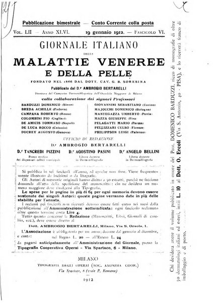 Giornale italiano delle malattie veneree e della pelle